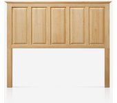 Cabecero de cama de madera cigüela | cama de 105 | pino | barnizado natural | pejecar