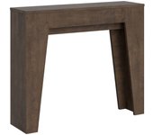 Consola extensible 90x25/181cm narrow nogal