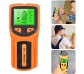Detector de metales 5 en 1, escáner digital de pared, detector de metales con pantalla lcd y sirena, para paredes y pisos (baterías no incluidas)