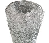 Alambre de gallinero 10/25m, alambre de malla hexagonal para pajarera luz de malla: 27 mm - altura: 50cm x 10m