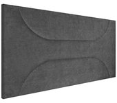 Cabecero tapizado jade| cabezal acolchado | tapizado en teijdo alta gama acuaqulin antimanchas | color marengo | medida: 110x55x3cm (cama 105 cm)