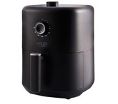 Freidora de aire caliente 3 litros, sin aceite, temporizador, temperatura 80–200°c, airfryer, adler, negro, ad6310 2200