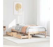 Maison exclusive - estructura de cama con cajones madera maciza pino 90x190 cm