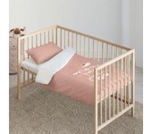 Juego de funda nórdica kids&cotton xalo big rosa 115 x 145 cm