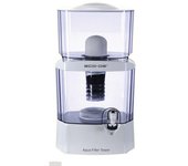 Eco-de® torre jarra purificadora de agua aqua filter tower 24 l con 1 filtro eco-3150