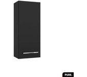 Armario de pared | puro | negro | 30 × 90 × 22