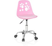 Silla para niños fancy i rosa hjh office