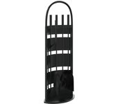 Set de herramientas para chimenea 5 pzas acero 23x15x66 cm