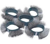Hazet 9033-6-06/5 correa de cepillos ∙ 23 mm de ancho ∙ fina ∙ puntas rectas