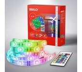 Briloner striscia led rgb da 4 m, striscia led usb, catena luminosa decorativa, striscia led, nastro led, luce colorata ed effetti, accorciabile, dimm