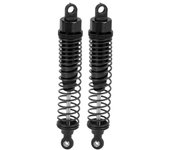 Amortiguadores de metal rc de 108 mm para piezas de actualización de coche rc traxxas slash 2wd (negro)
