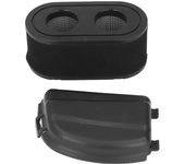 Kit de repuesto de filtro de aire con cubierta para cortacésped 594106 resistente al desgaste