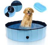 Piscina de perros de pvc para niños piscina plegable piscina adhesiva de 120 cm piscina de piscina