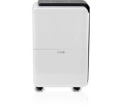 Hjm deshumidificador dhm30l, capacidad 30l/día, superficie 55-60 m2, función secado de ropa, silencioso, depósito 4 l, filtro de aire, blanco, 210w