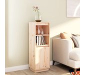 Aparador | aparador de comedor | armario de cocina alto de madera maciza de pino 37x34x110 cm cfw78328