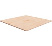 Tablero cuadrado 80x80x1,5 cm madera maciza de roble sin tratar