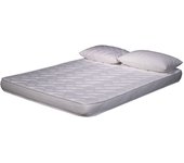 Colchón ecológico | 140x190 cm con 2 almohadas en la memoria de copos 50x70cm | 25 kg/m³ de espuma | 14 cm