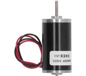 Motor eléctrico de imán permanente 31zy, motorreductor metálico de velocidad ajustable de alta torsión de 24 v para diversas aplicaciones (6000 rpm)