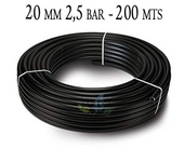 Tuberia polietileno 20mm | tuberia agricola 20mm 2,5 bar 200 metros | tuberia riego 20mm | manguera de riego 20 mm