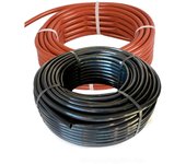 Tubo goteo sin gotero 16 mm – bobina agrícola, manguera para riego sin gotero | rollo de 400 metros (negro)
