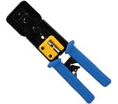Alicates de crimpado ethernet multifuncionales herramienta de crimpado ethernet precisa que ahorra trabajo para j45 rj12 cat5 cat5e