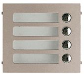 Panel frontal 4 botones de llamada - aiphone
