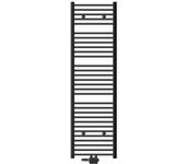 Luxebath radiador de baño sahara 500 x 1800 mm antracita recto con conexión central incl. juego de conexión con termostato