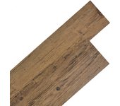 Baldosa de pvc autoadhesiva 5,02 m2 2 mm marrón nogal