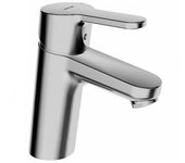 Mezclador de lavabo hansa hansaprimo xl, de baja presión, para calentadores de agua abiertos, con desagüe emergente, proyección: 111mm, 49381103