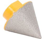 Broca de diamante para biselado y avellanado para fresado de granito y ampliación de orificios existentes de 5/8 pulg. a 11 pulg. (38 mm)