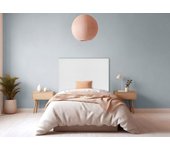 Cabecero tapizado gio | cabezal acolchado | tapizado en polipiel de alta gama | color blanco | medida: 110x110x5 cm (cama 105 cm)