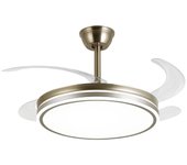 Ventilador de techo led morea cuero