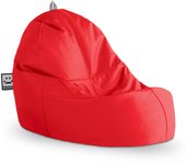 Puff lounge polipiel indoor rojo happers