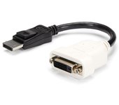 Startech.com dp2dvi adaptador de cable de vídeo 0,24 m dvi-d negro