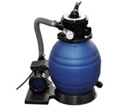 Bombas de filtro de arena 2 unidades 400 w 11000 l/h