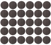Cyclingcolors 30x copriviti adesivi 20 mm plastica viti copertura coperchi tappi riparazione mobili, marrone wengè