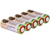 Pilas 23a 12v - mn21- paquete de 5 unidades gp extra duración larga, tecnología anti-fugas, rendimiento elevado