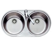 Fregadero teka dr-80 2c sin orif 10110006