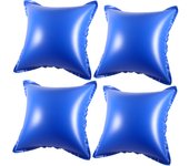 Cojines inflables para piscinas elevadas 122 x 122 x 60 cm, cojín de aire para piscina, cojín para piscina 4pcs