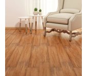 Pavimento autoadhesivo de pvc 5,21 m2 2 mm olmo natural