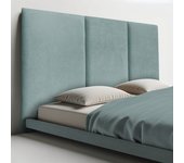 Cabecero cama zurich largo tapizado tejido antimanchas verde 105*125 cm