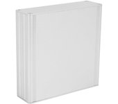 Caja de conexiones de pcb con carcasa de aluminio accesorio eléctrico disipación de calor de plata y arena tipo dividido