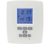Termostato electrónico programable, inalámbrico.