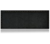 Cabeceros dafne tapizado nido antimanchas negro 170x55 de sonnomattress