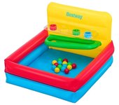 Bestway piscina hinchable infantil juegos con bolas 104x94x61 cm +2 años jardin 52546