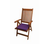 Cojin para silla de jardín 40x40x4cm 1 pieza, morado, cojines para sillas, cojín de asiento, cojines para sillas de interior y exterior