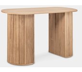 Consola de madera natural 110x74 cm