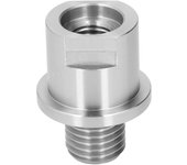 Adaptador de husillo para cabezal de torno de carpintería de acero de aleación, macho de 1 pulg., 8 tpi, hembra de 3/4 pul