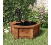 Maison exclusive - fuente de agua con bomba madera maciza de abeto 57x57x53 cm