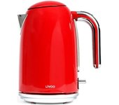 Hervidor eléctrico 1.7l 2200w rojo - livoo dod180r